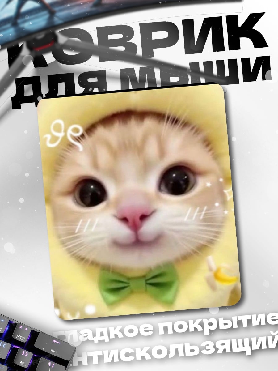 Коврик Кот в костюме