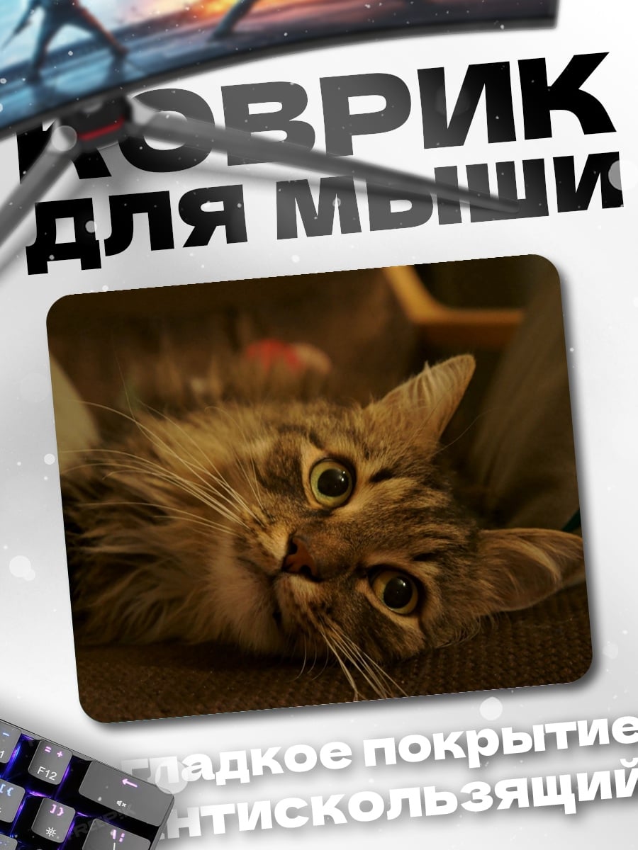 Коврик Лежащий кот