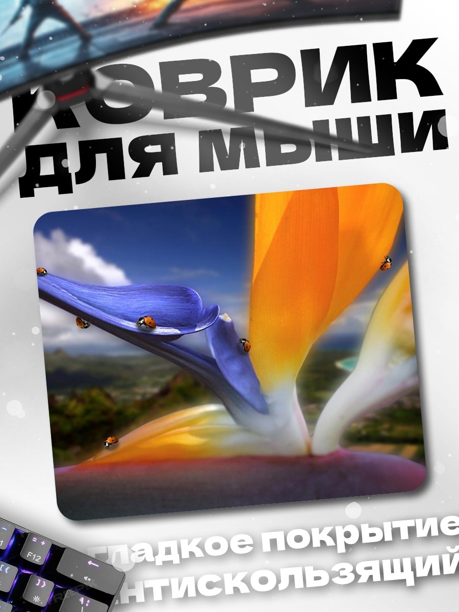 Коврик Цветок райской птицы