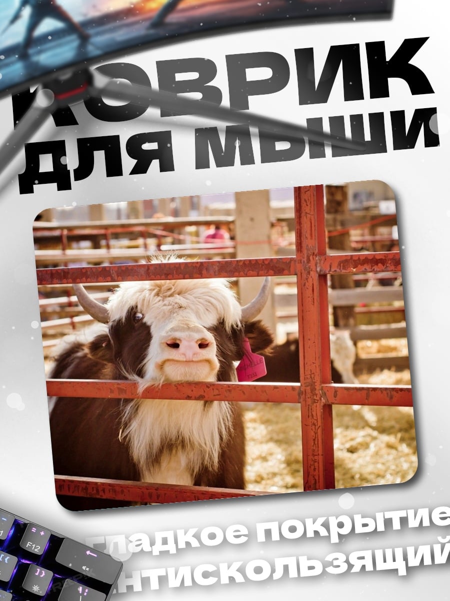 Коврик Як за решеткой
