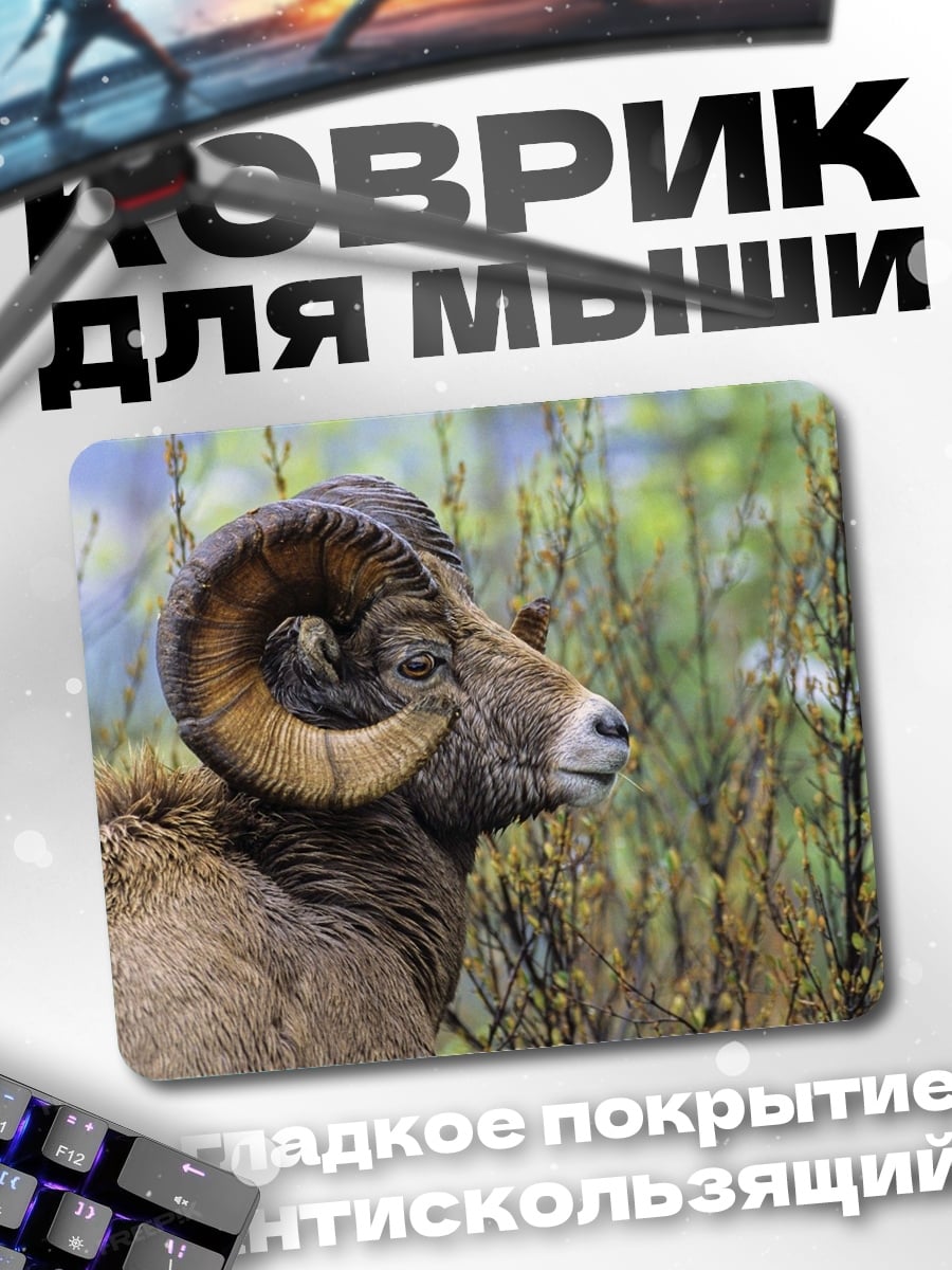 Коврик Баран с рогами