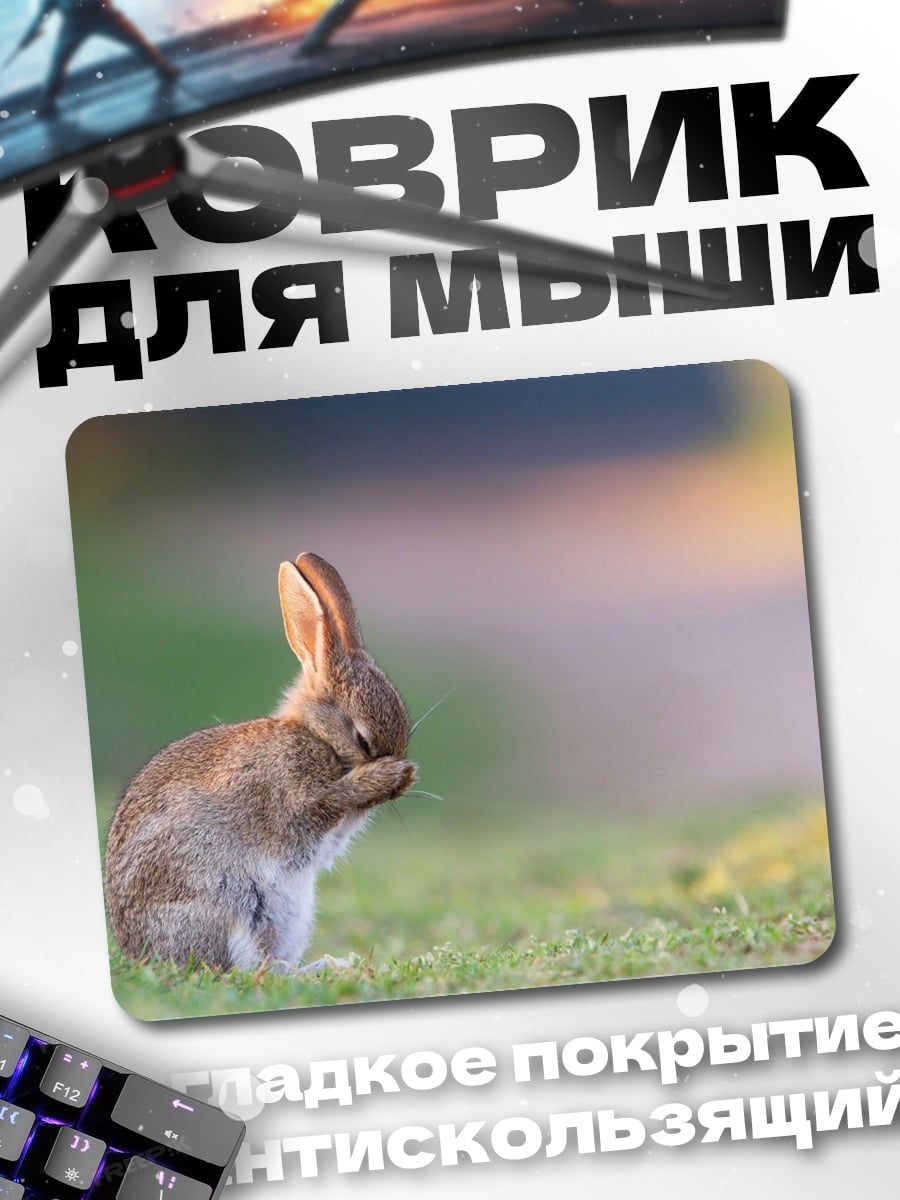 Коврик Застенчивый кролик