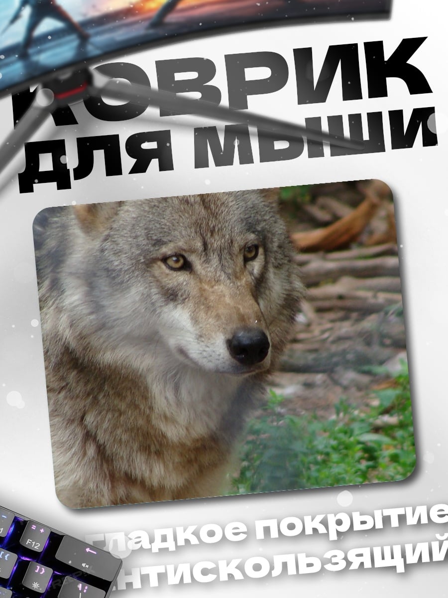 Коврик Портрет волка