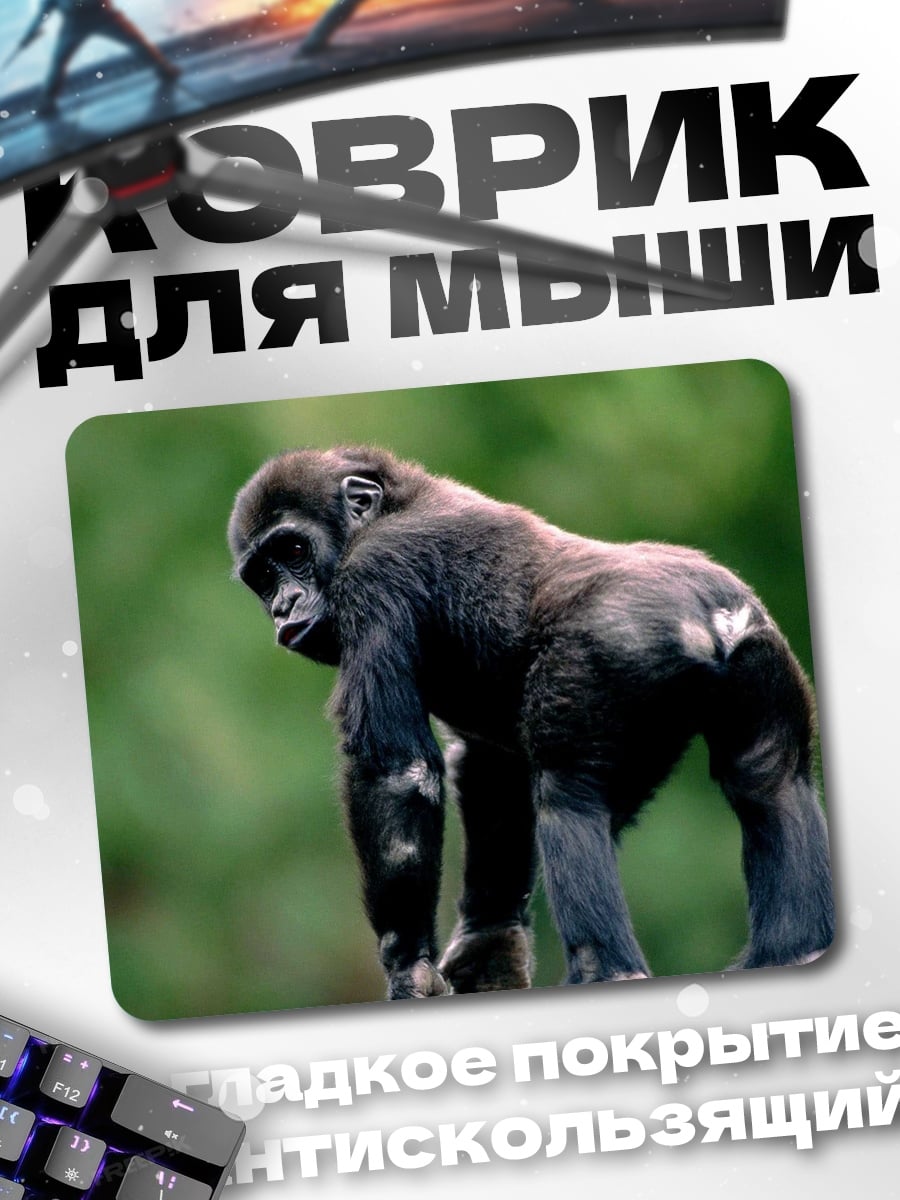 Коврик Молодой горилла