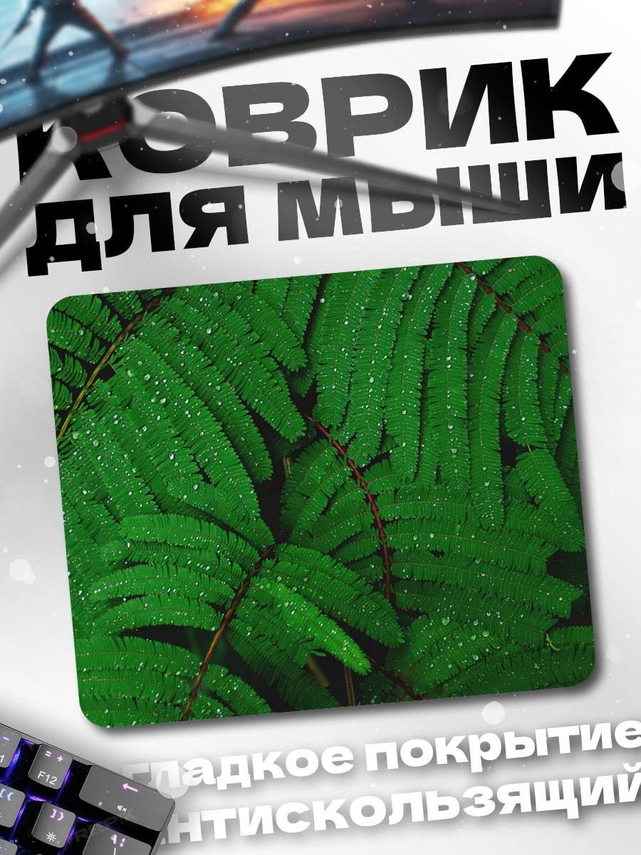 Коврик Зелёный папоротник