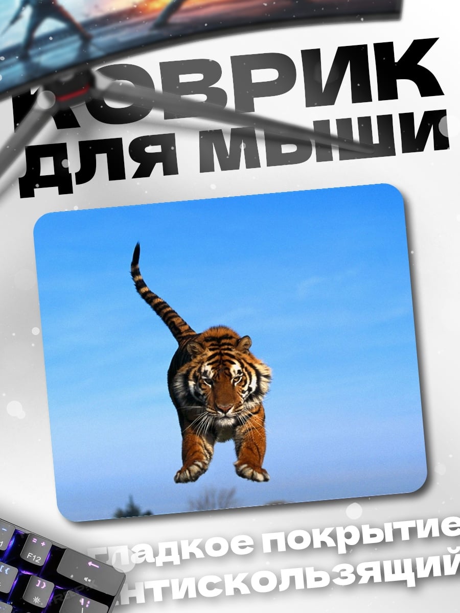 Коврик Тигр в небе