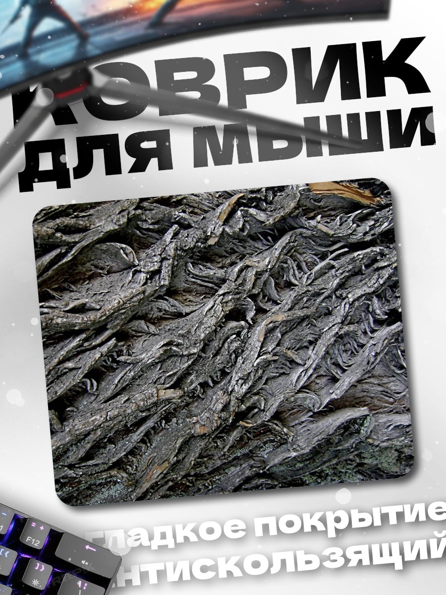 Коврик Текстура коры дерева