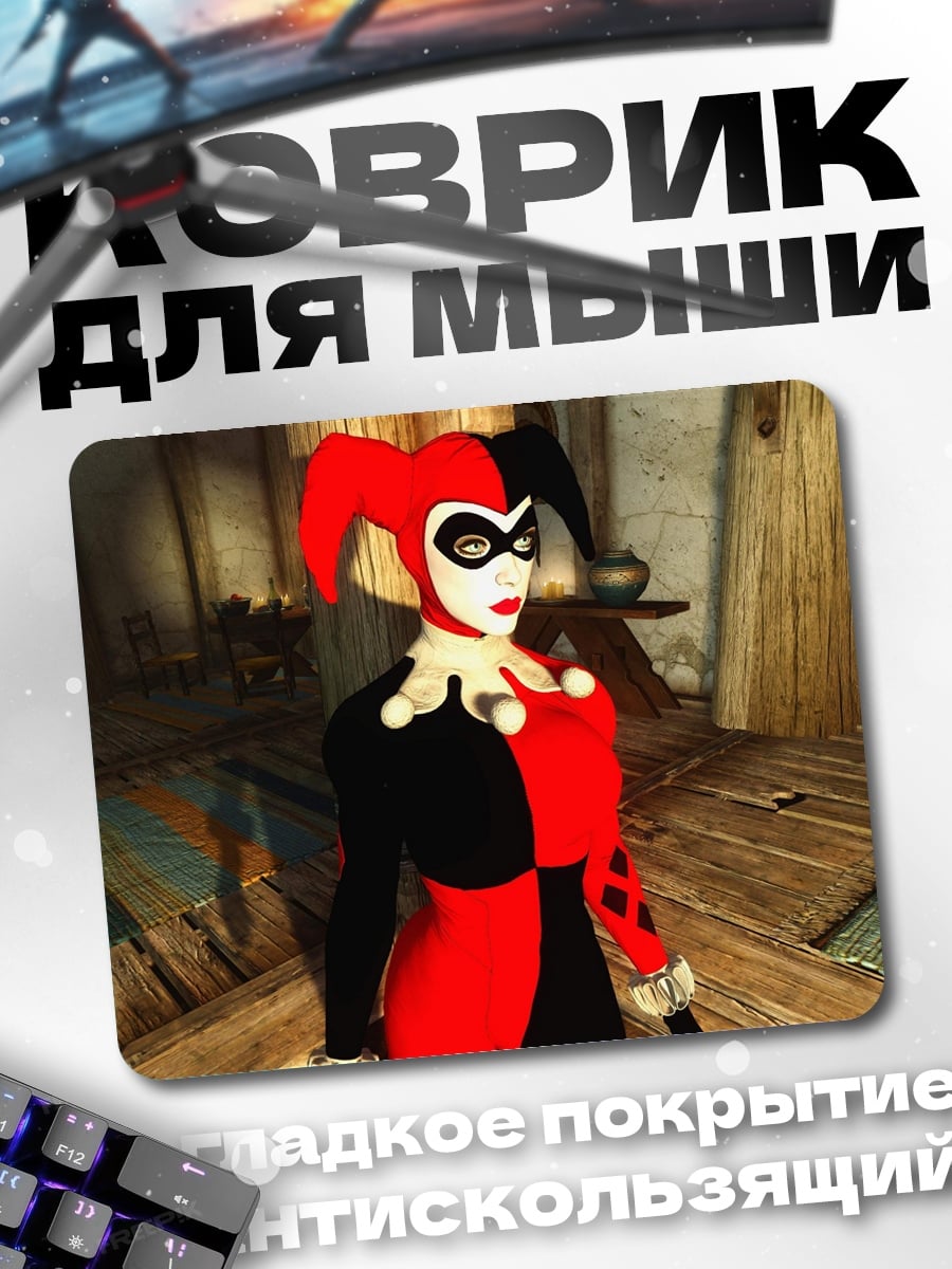 Коврик Девушка Харли Квинн