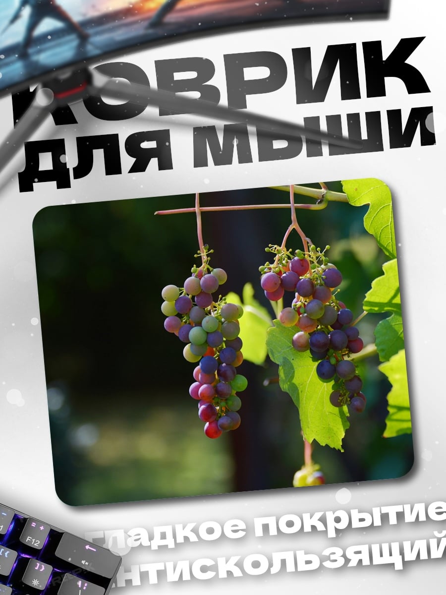 Коврик Гроздья спелого винограда