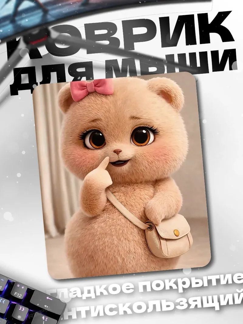 Коврик Милый плюшевый медведь