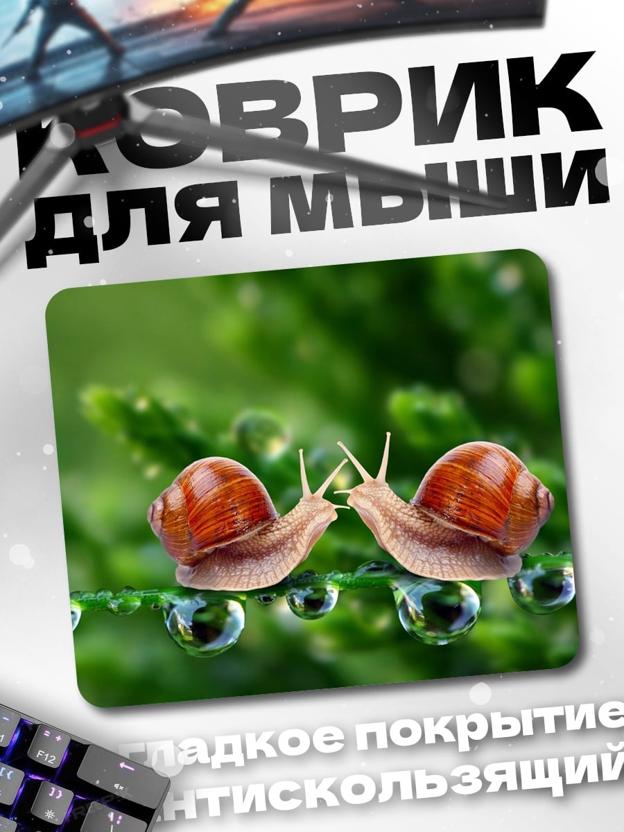 Коврик два улитки