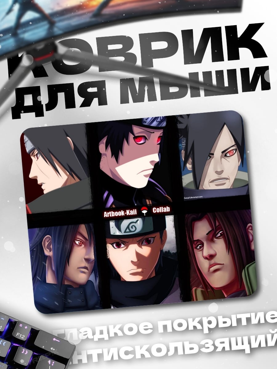 Коврик Герои Наруто