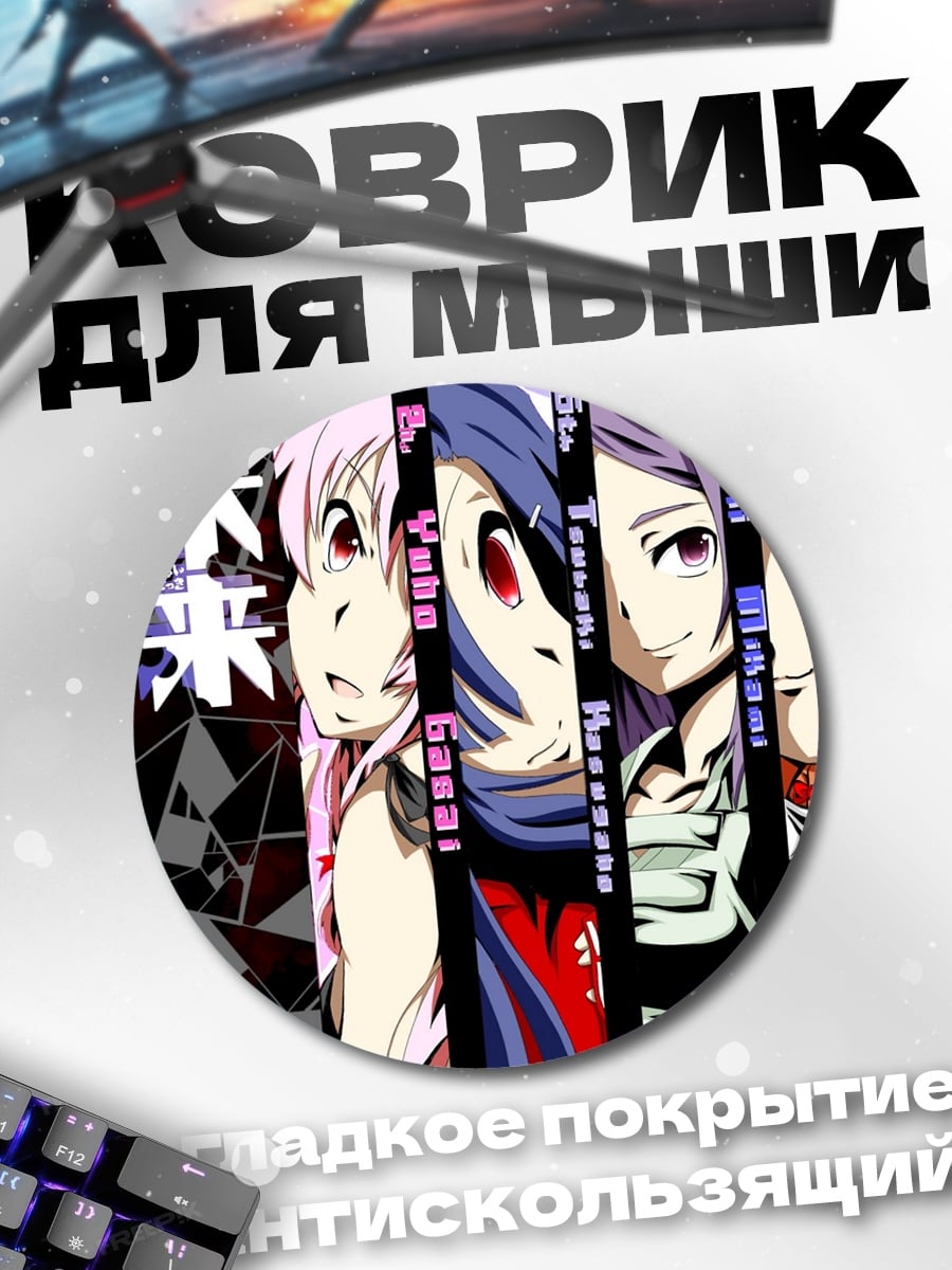 Коврик круглый Аниме персонажи