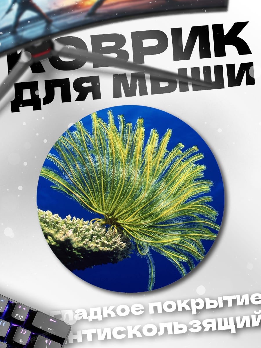 Коврик круглый Морской цветок
