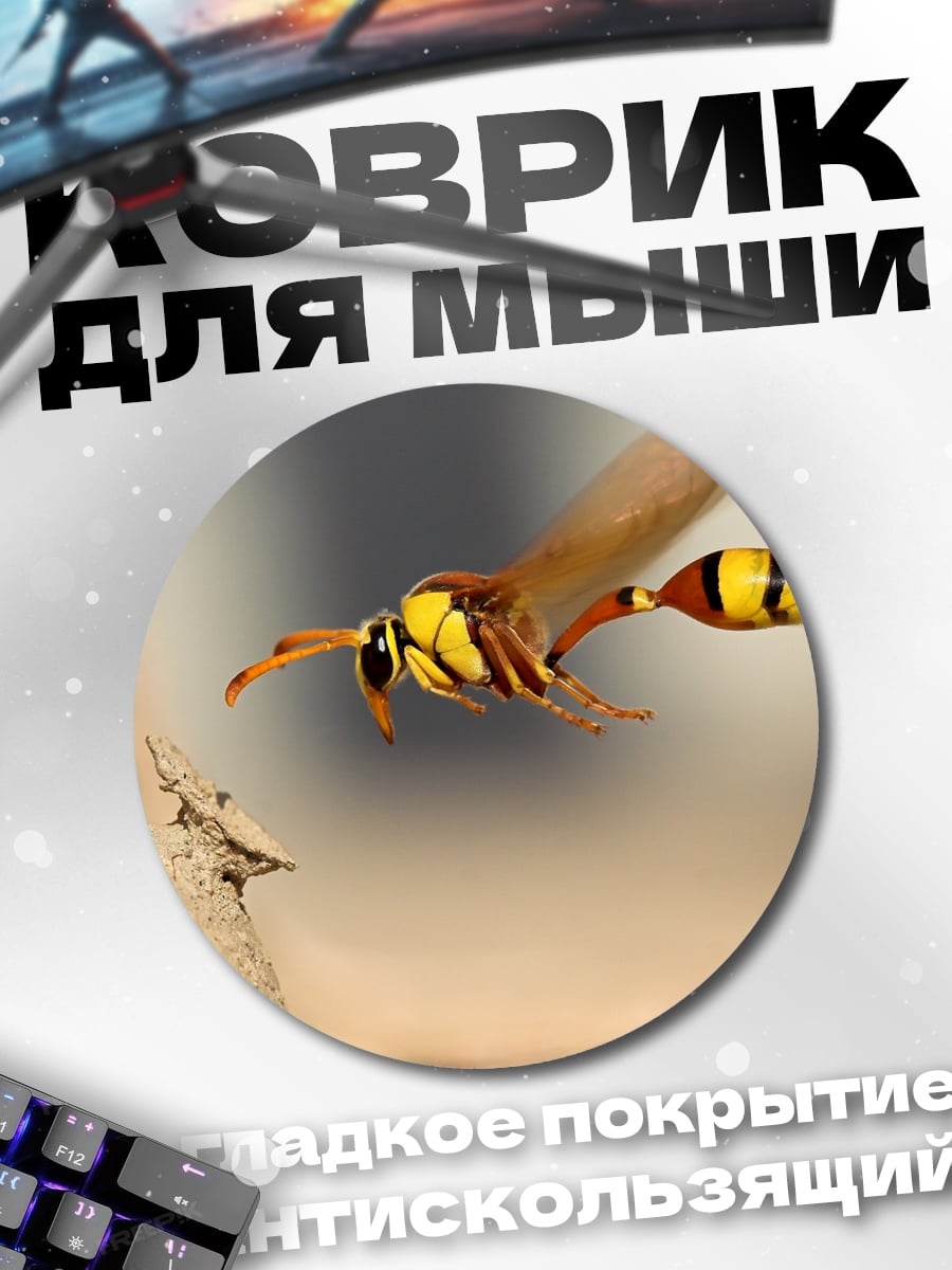 Коврик круглый Оса