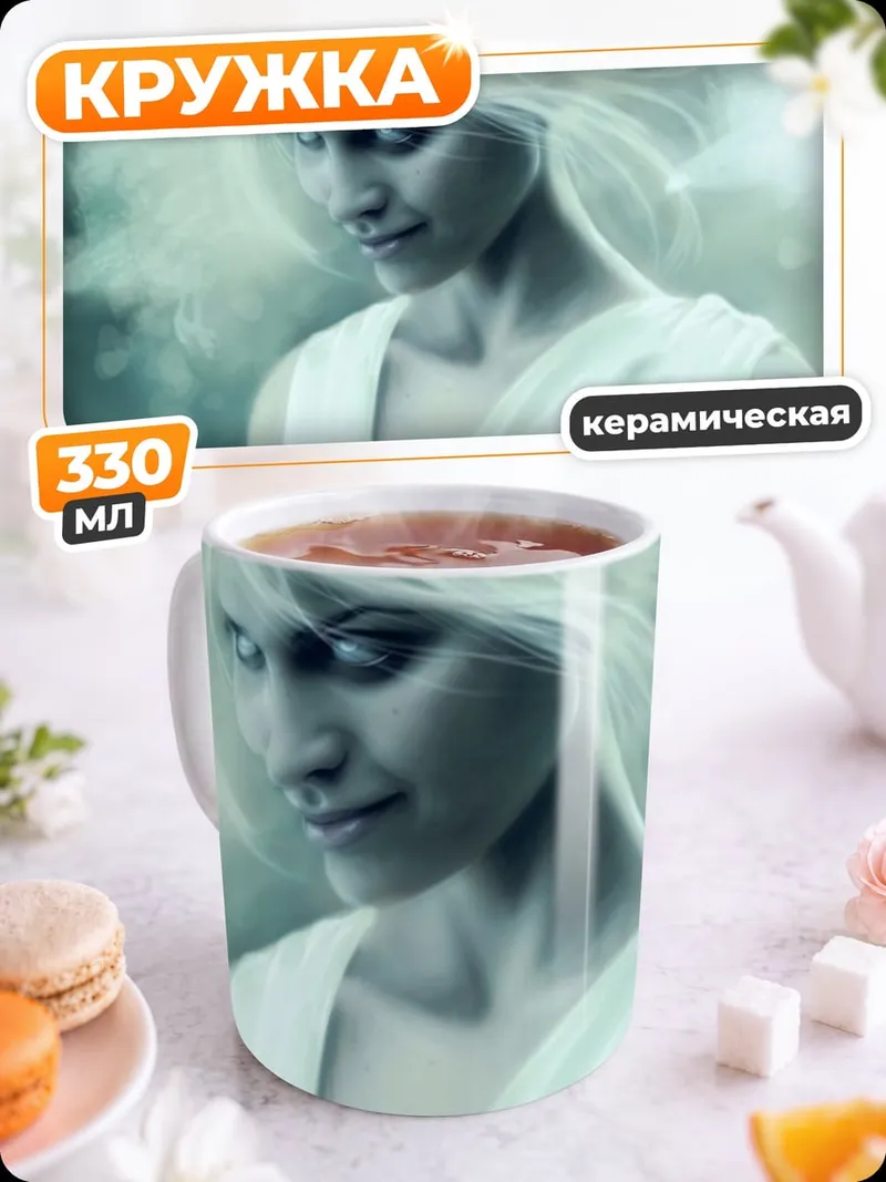 Кружка керамическая Ангел света