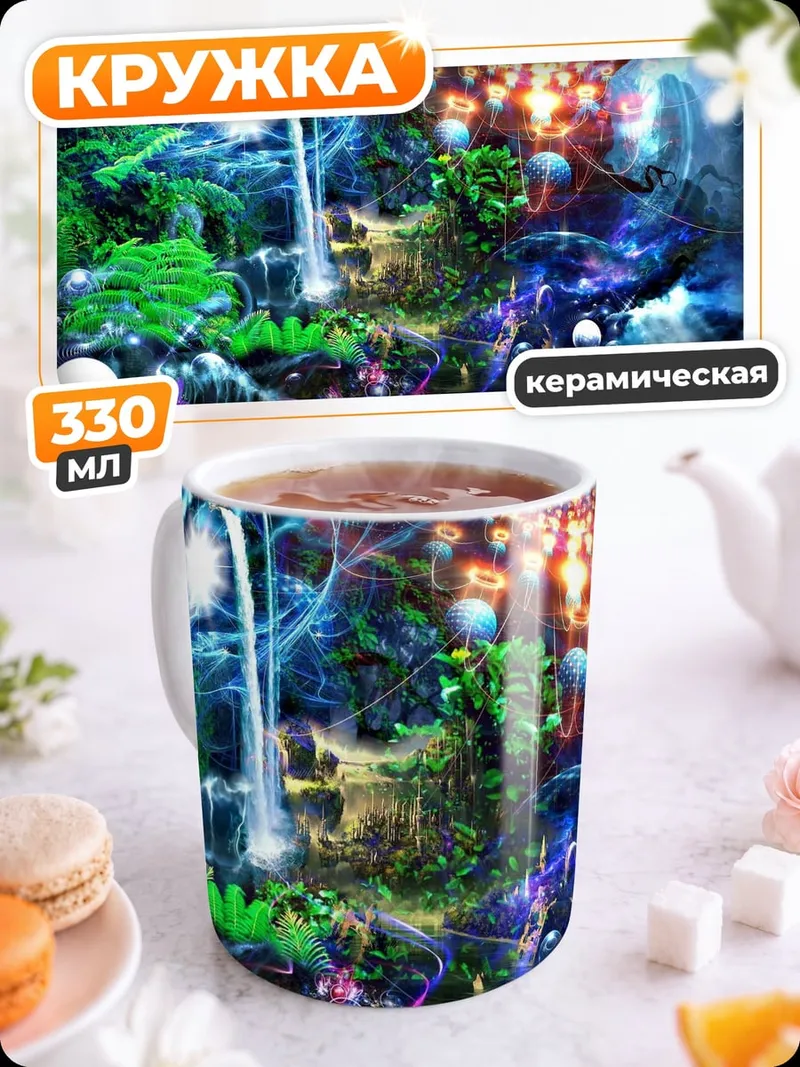 Кружка керамическая Фэнтези мир