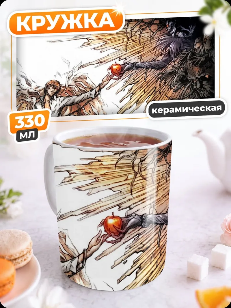 Кружка керамическая яблоко искушения