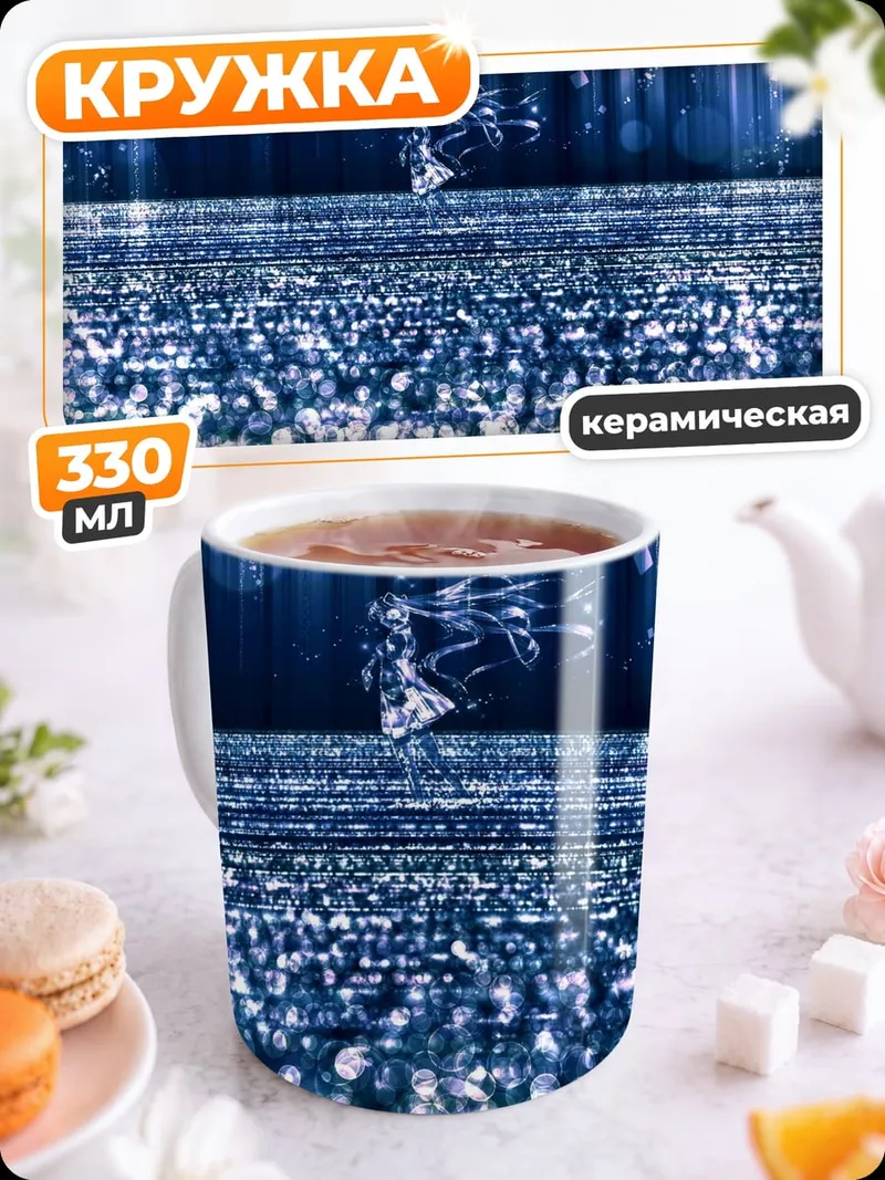 Кружка керамическая Цифровой шум