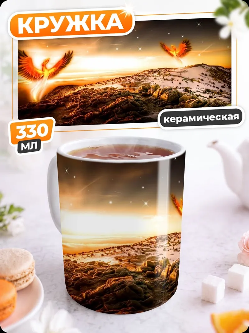 Кружка керамическая Феникс рассвет