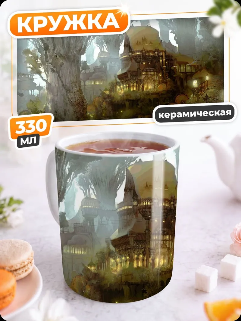 Кружка керамическая Сказочный лес
