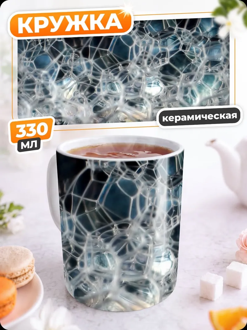 Кружка керамическая Мыльные пузыри
