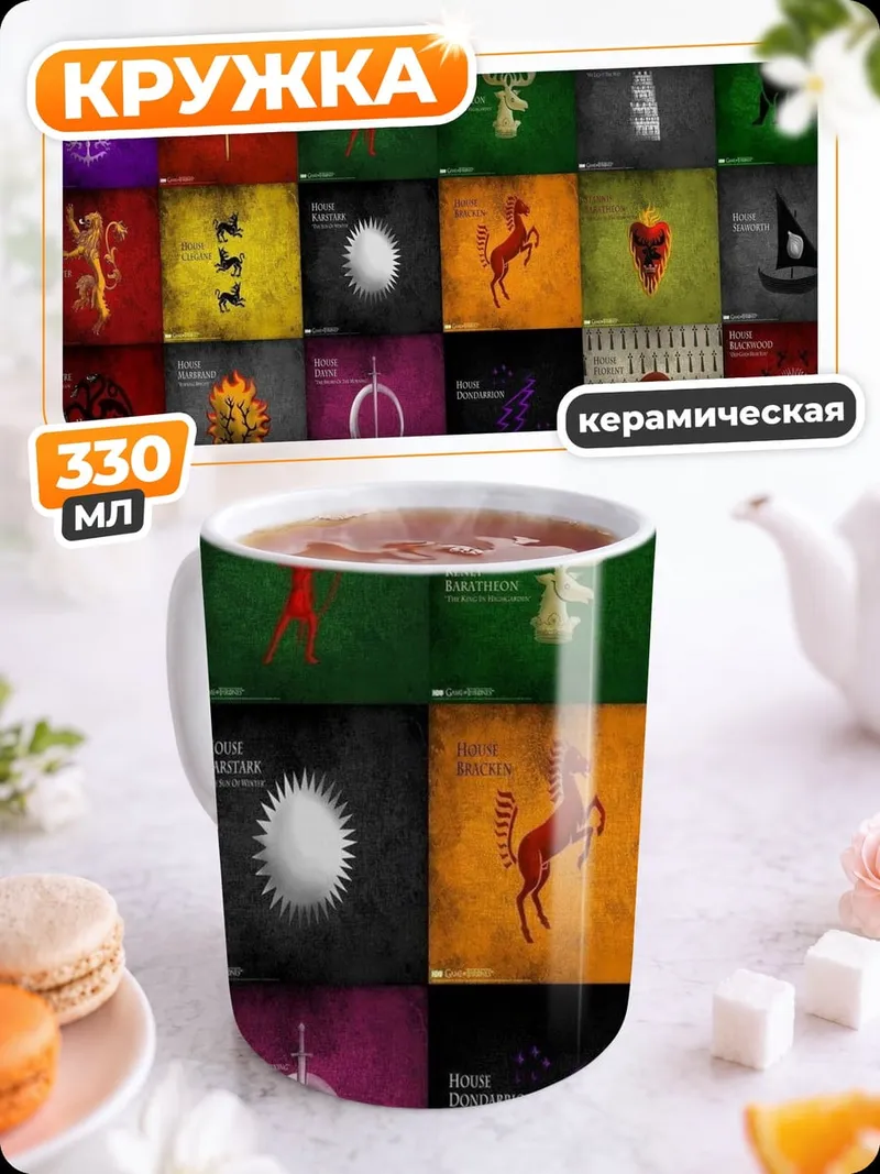Кружка керамическая Коллекция иконок