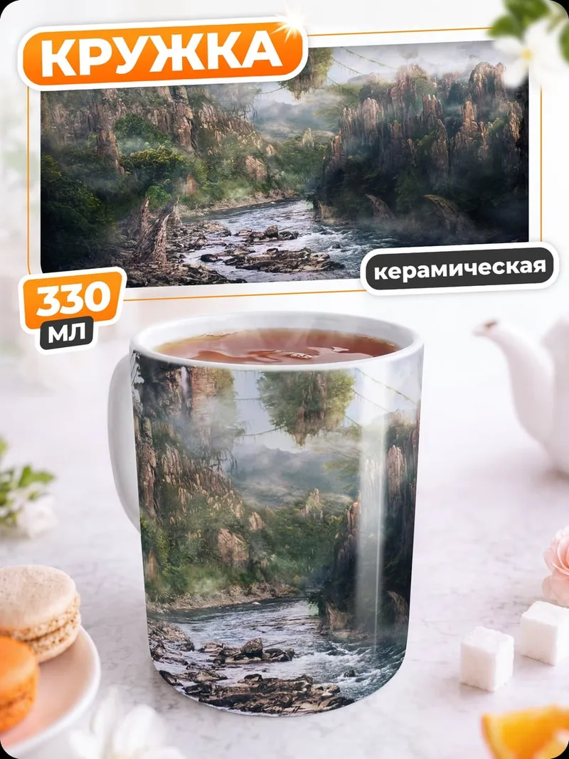 Кружка керамическая Сказочная долина
