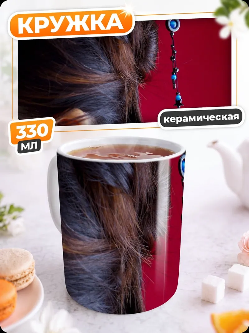 Кружка керамическая Китайская шпилька для волос