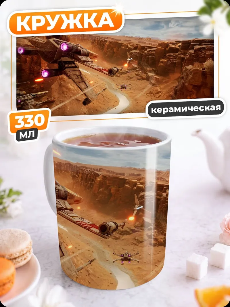 Кружка керамическая Звездные войны каньон