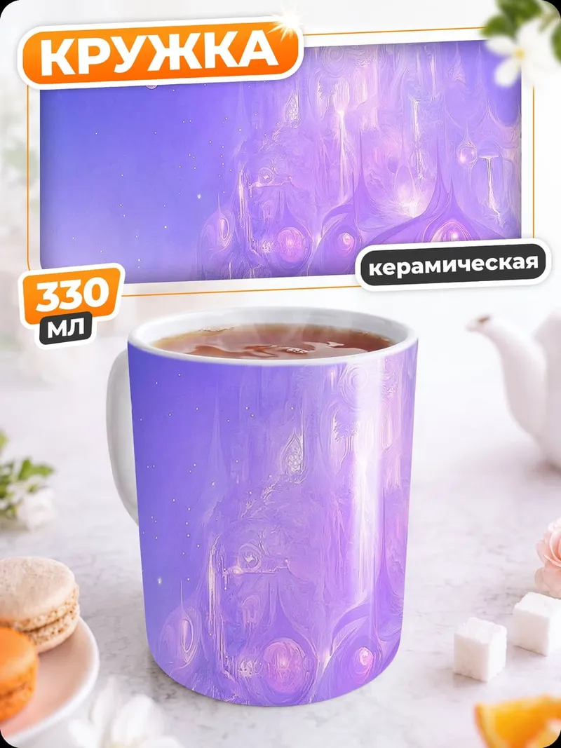 Кружка керамическая Ледяной замок