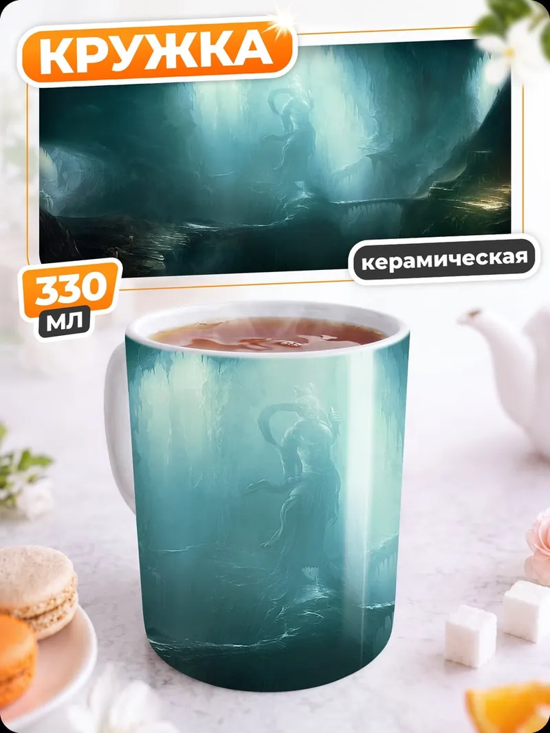 Кружка керамическая Подводный мир