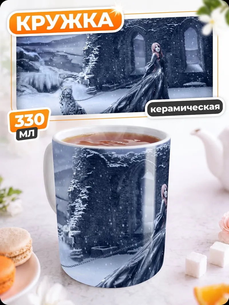 Кружка керамическая Ледяная королева