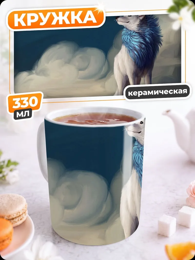 Кружка керамическая Мифический олень