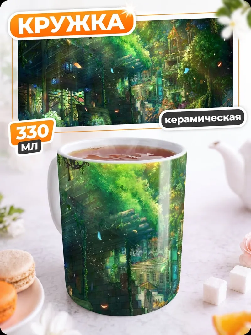 Кружка керамическая Сказочный лес