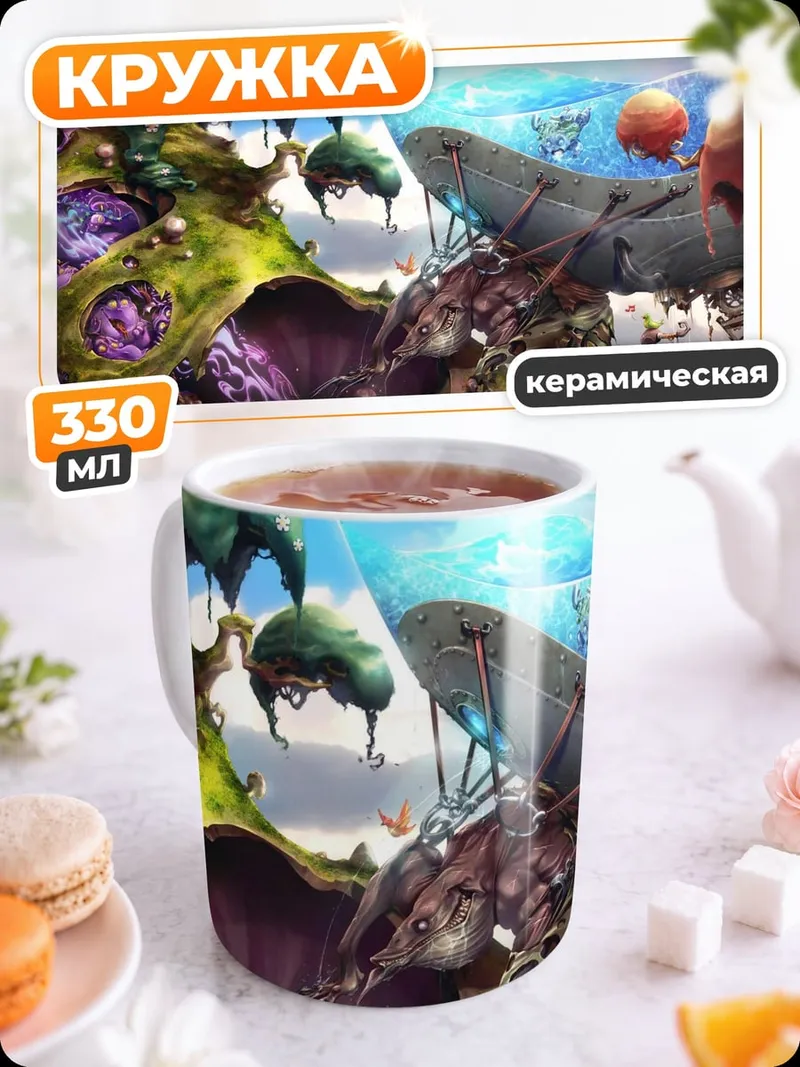 Кружка керамическая Инопланетный мир