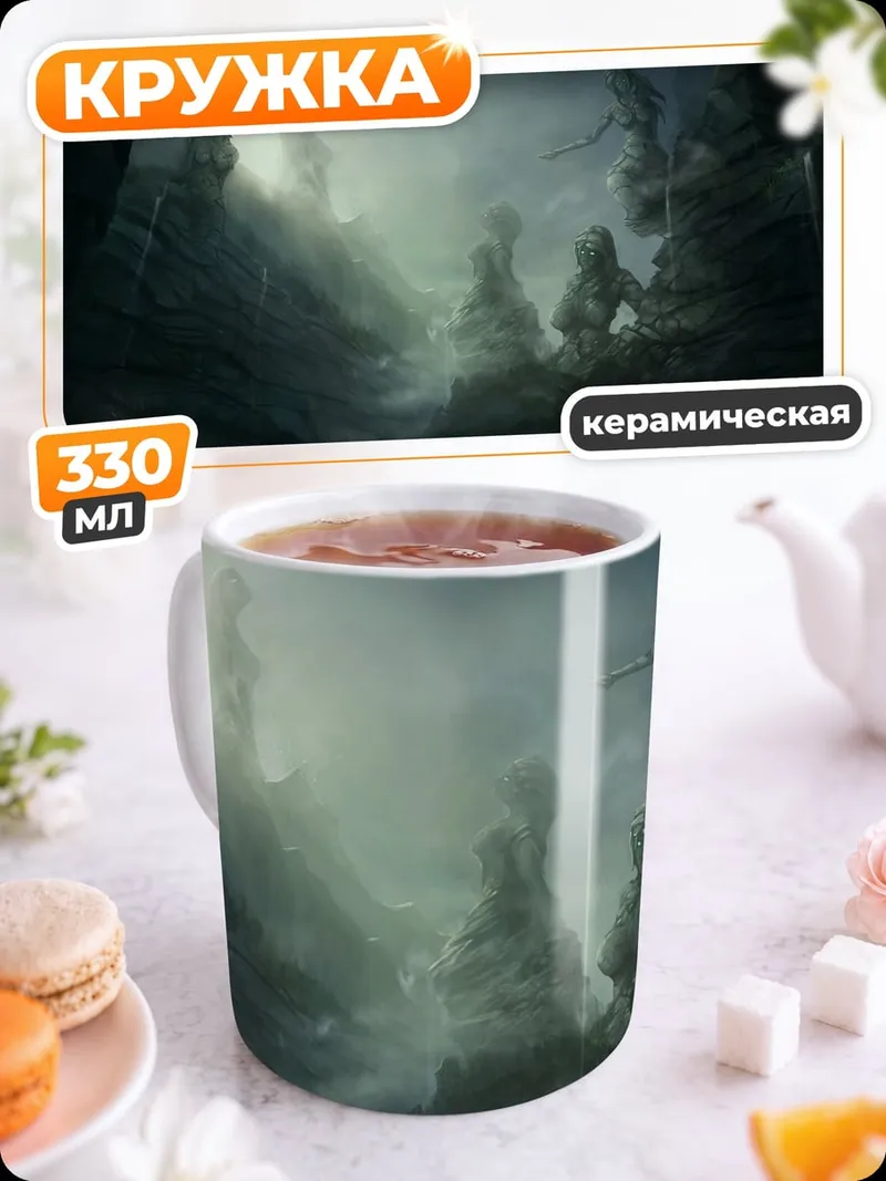 Кружка керамическая Забытые души пещеры
