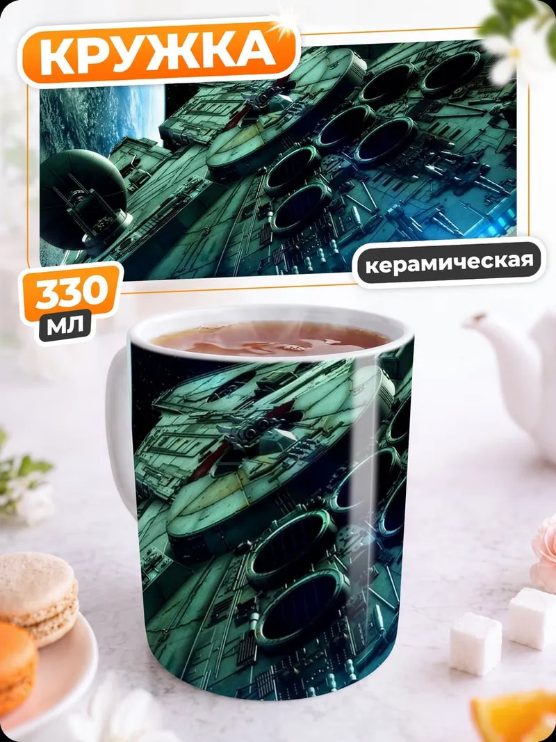 Кружка керамическая Сокол Тысячелетия