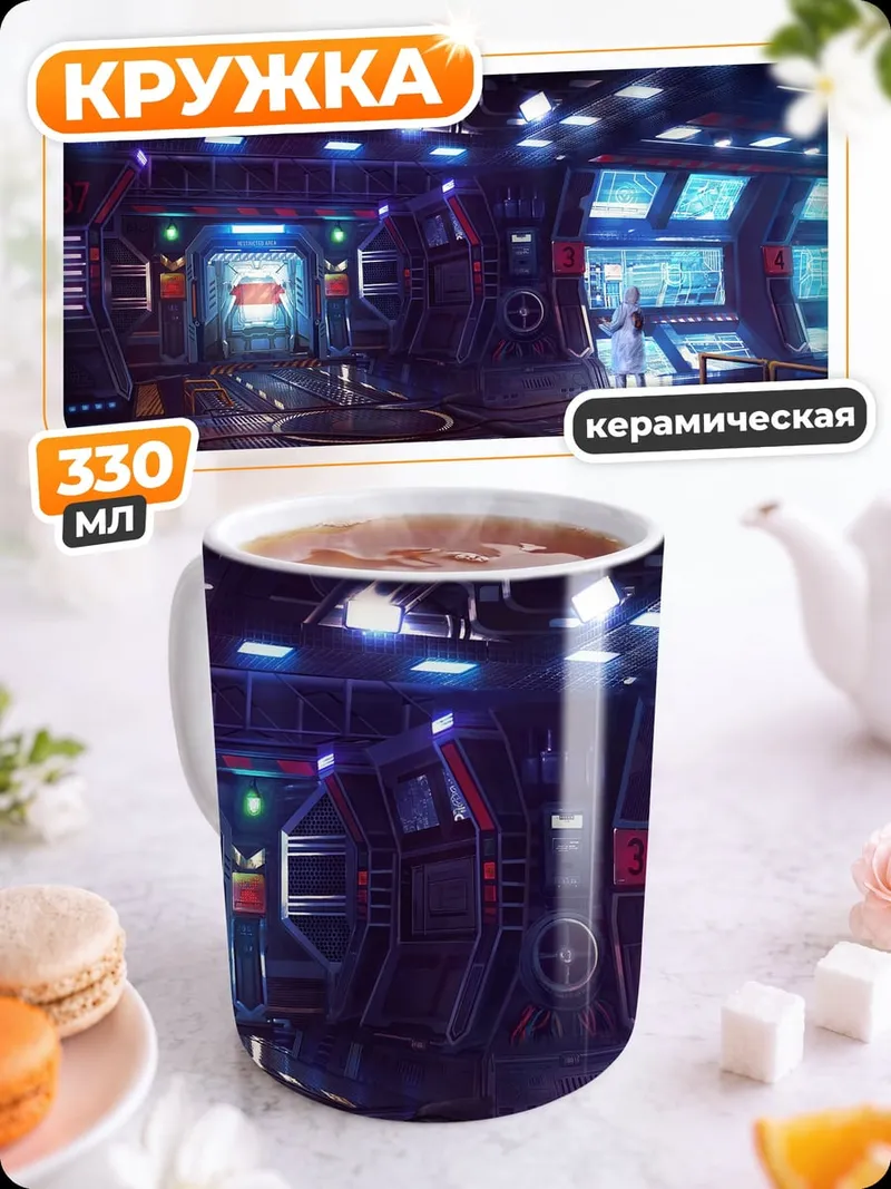 Кружка керамическая Командный мостик
