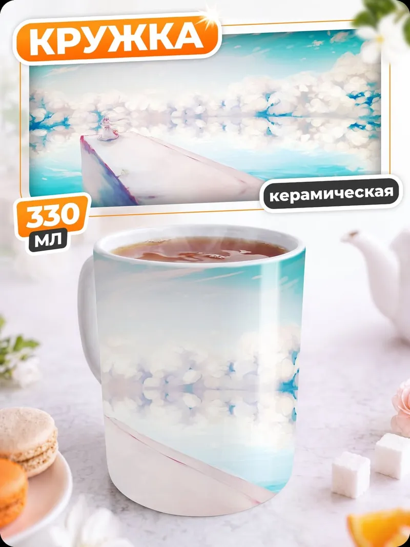 Кружка керамическая Небесный мост
