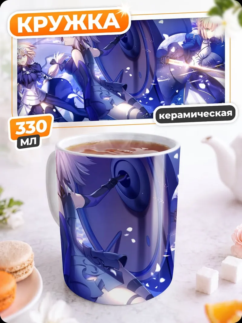 Кружка керамическая Рыцари круглого стола