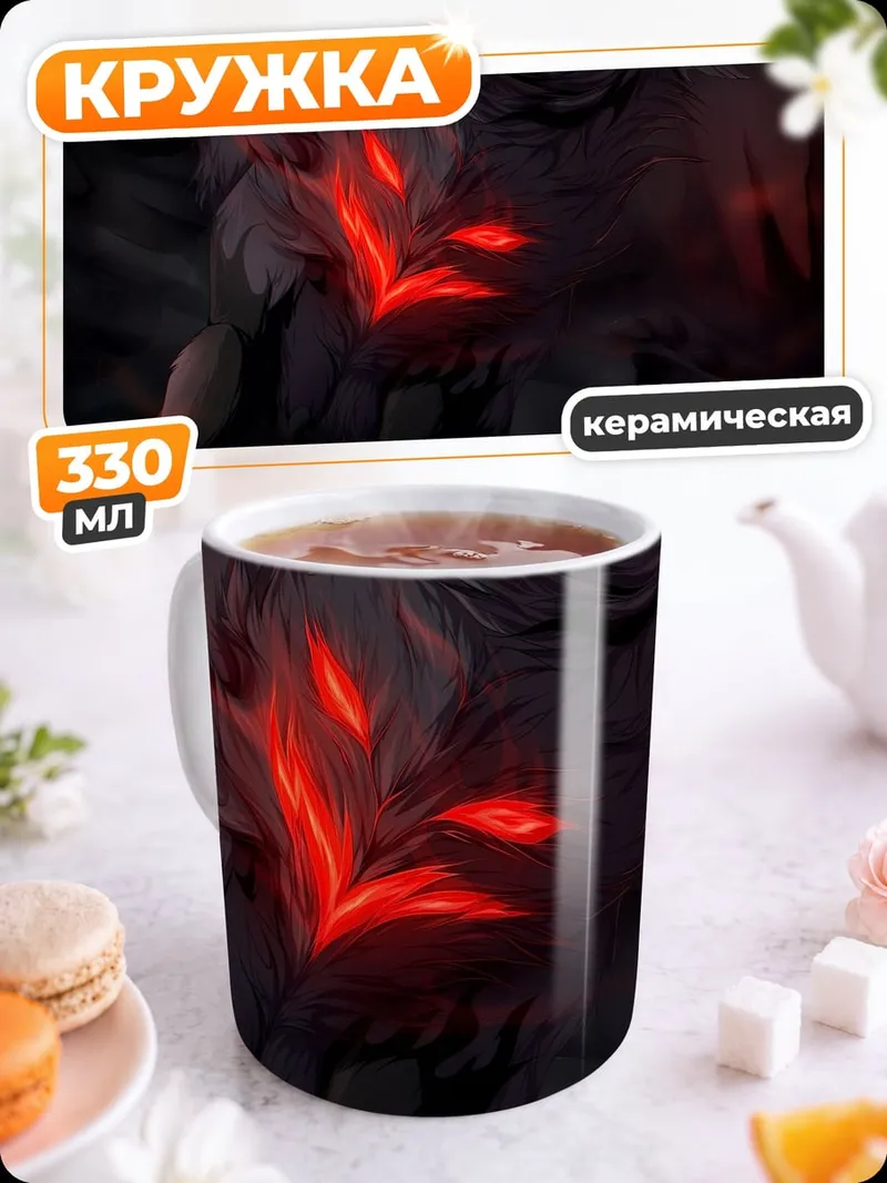 Кружка керамическая Зловещие глаза