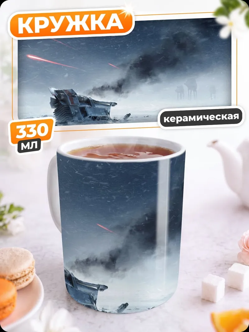 Кружка керамическая Зимняя битва