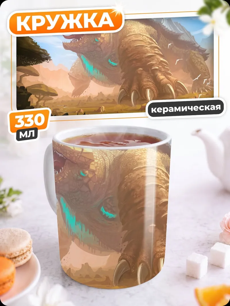 Кружка керамическая Гигантская черепаха