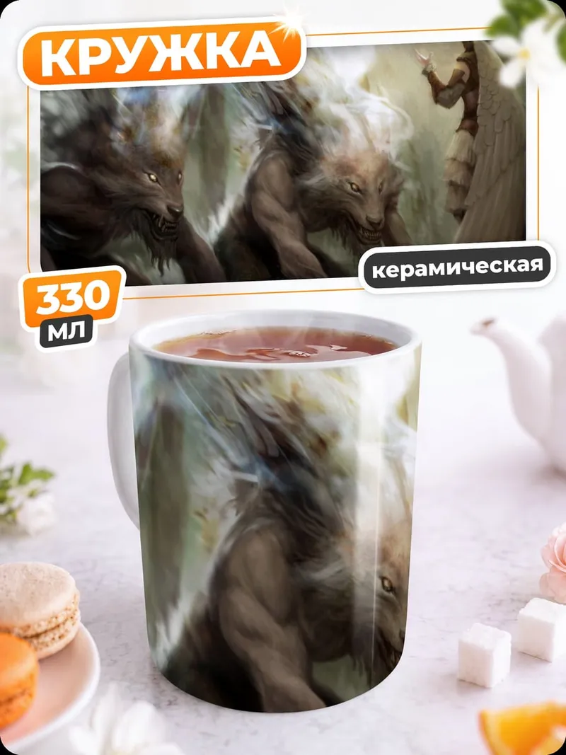 Кружка керамическая Мистические существа