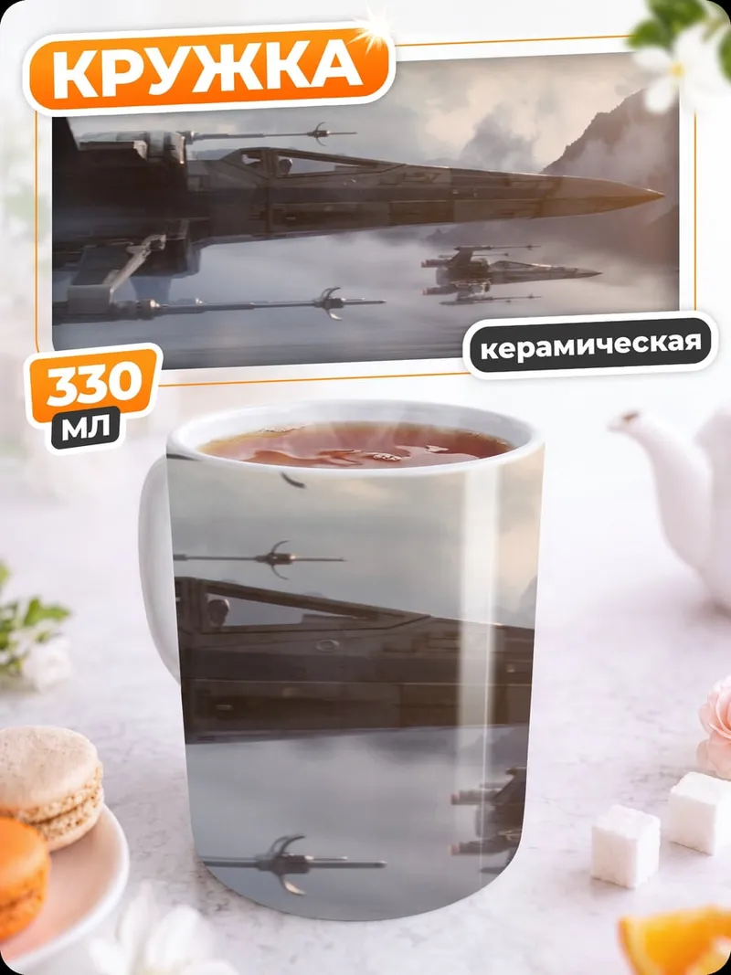 Кружка керамическая Звездные войны X-Wing