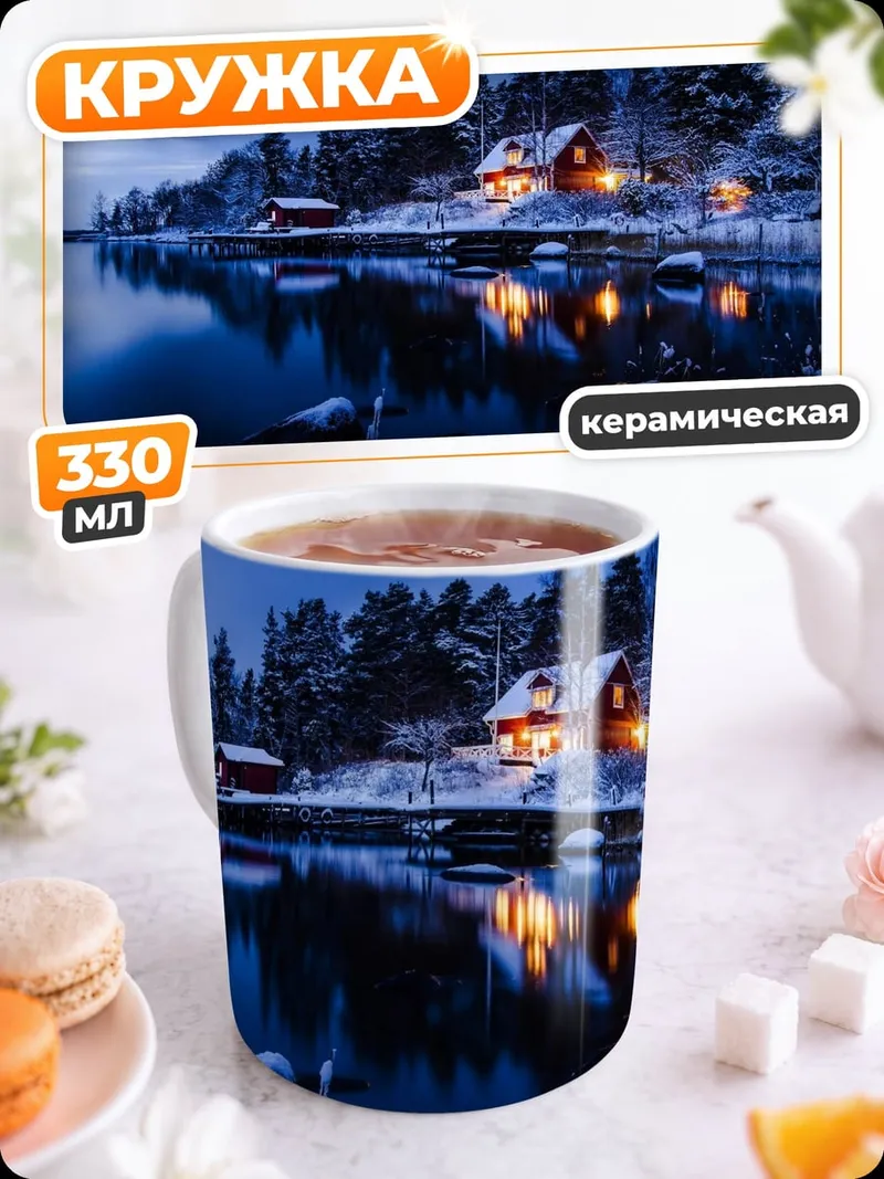 Кружка керамическая Меч во тьме