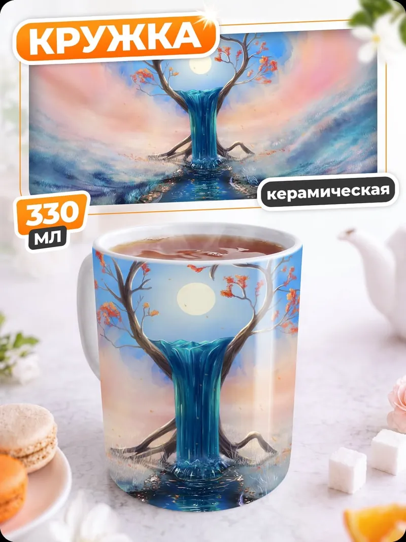 Кружка керамическая Древо жизни