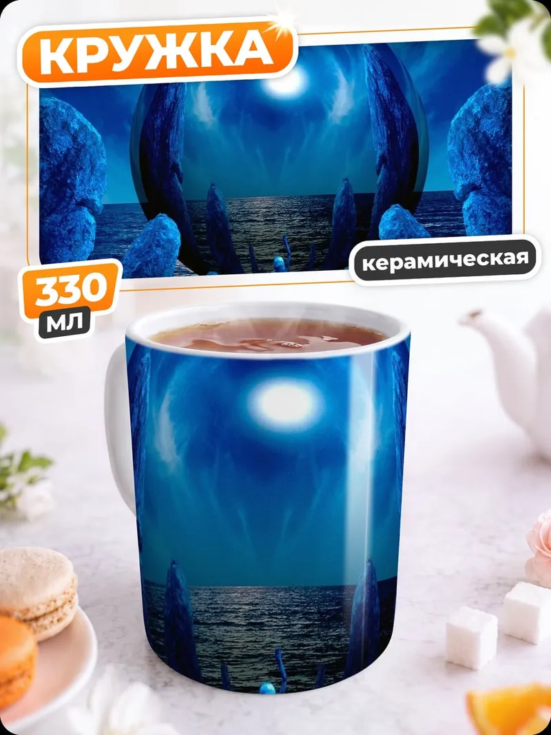 Кружка керамическая Синий портал