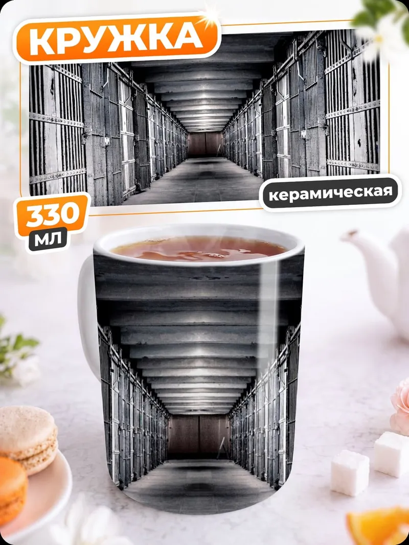 Кружка керамическая Тюремный коридор